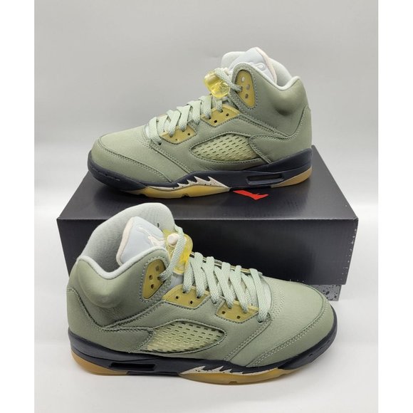 Air Jordan 5 Retro (GS) 'Jade Horizon' 440888-300 - Picture 2 of 9